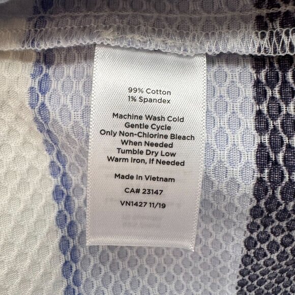 Talbots‎ Sleeveless Textured Sheath Dress Women 16 Old Money Nautical Preppy - Picture 4 of 8